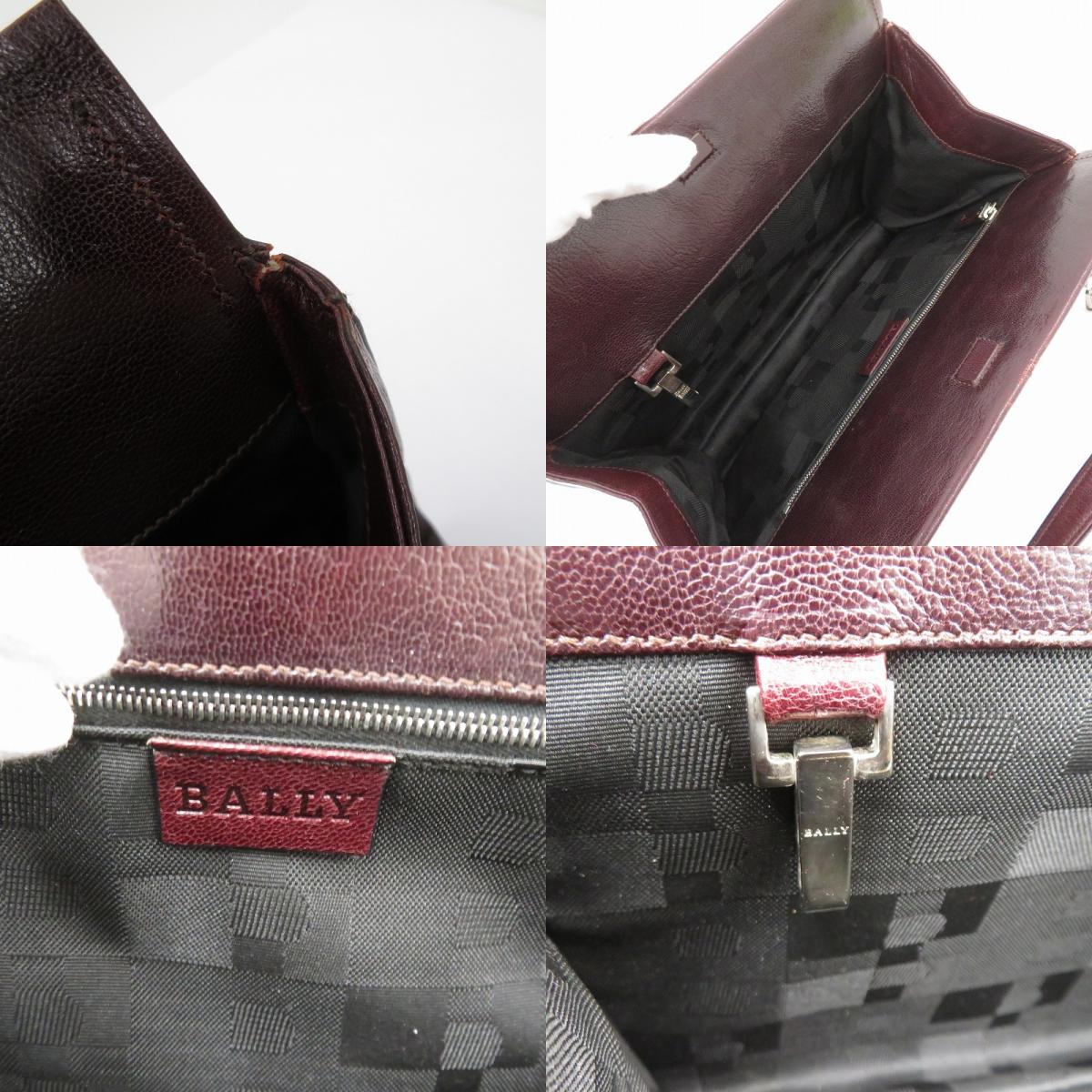BALLY | バリー チェーン ショルダーバッグ ボルドー/バーガンディー【瀬戸大橋店】