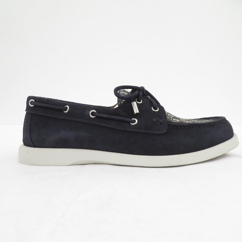 Dior | ディオール GRANVILLE BOATSHOE デッキシューズ 3DE384ZYJ サイズ:EU40 ネイビー【瀬戸大橋店】