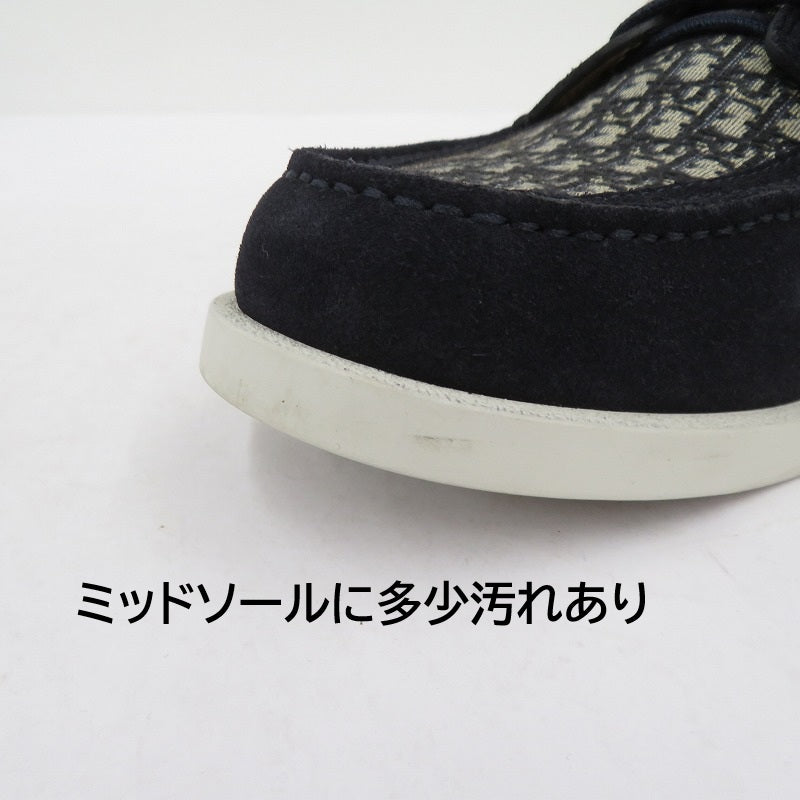 Dior | ディオール GRANVILLE BOATSHOE デッキシューズ 3DE384ZYJ サイズ:EU40 ネイビー【瀬戸大橋店】