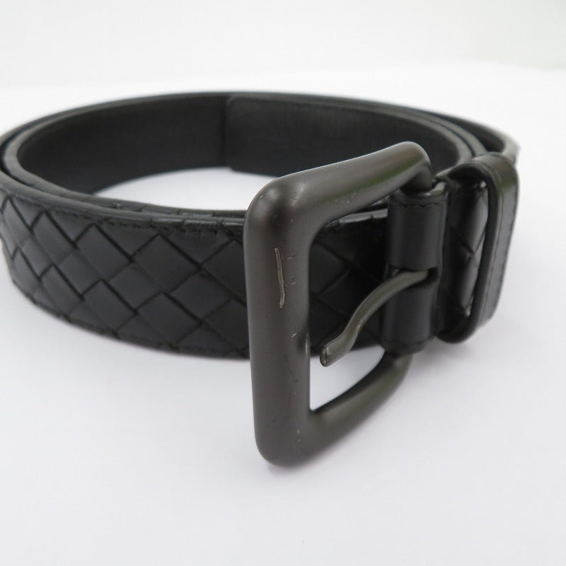 BOTTEGA VENETA | ボッテガヴェネタ イントレチャート ベルト サイズ:115/46 ブラック【瀬戸大橋店】