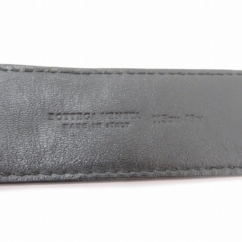 BOTTEGA VENETA | ボッテガヴェネタ イントレチャート ベルト サイズ:115/46 ブラック【瀬戸大橋店】