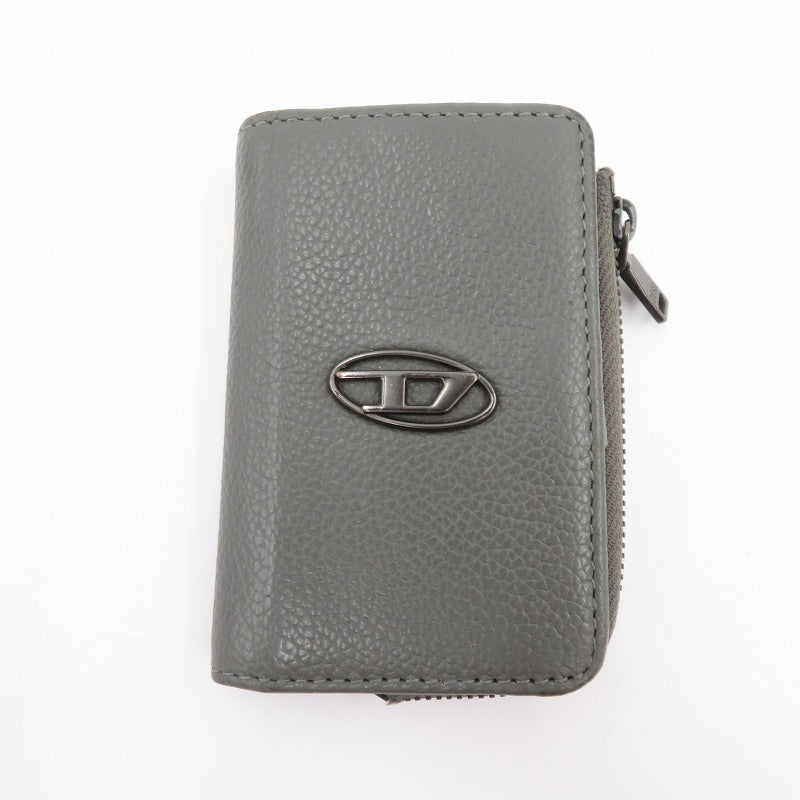 DIESEL | ディーゼル L-ZIP KEY キーケース X09016 グレー【瀬戸大橋店】
