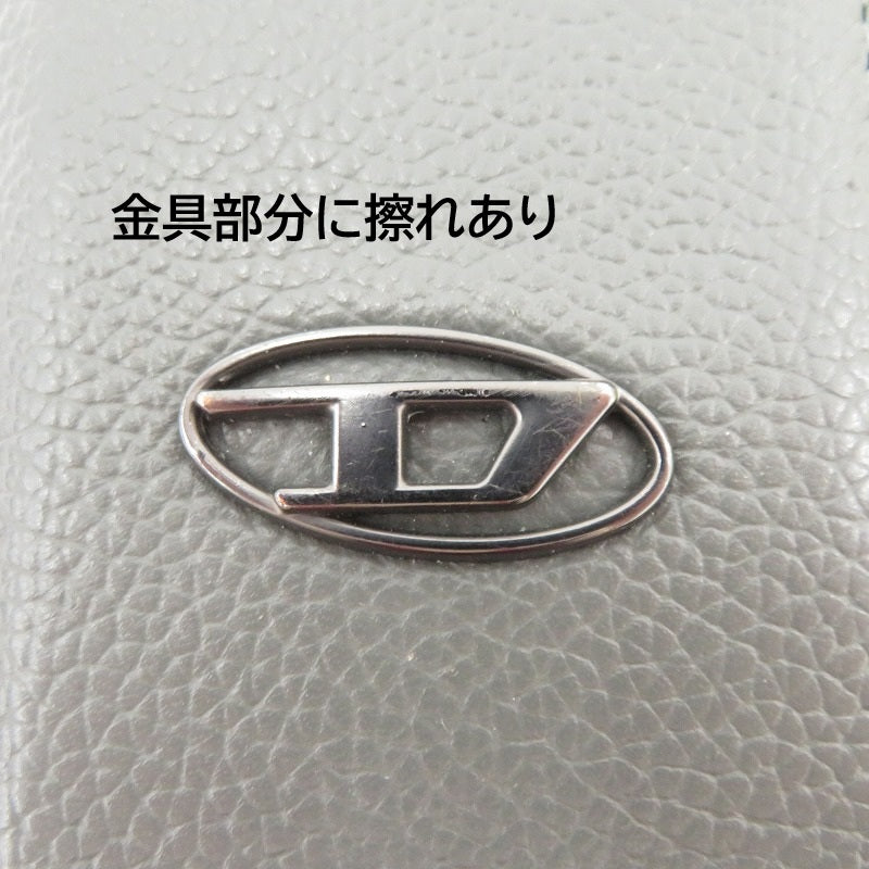 DIESEL | ディーゼル L-ZIP KEY キーケース X09016 グレー【瀬戸大橋店】