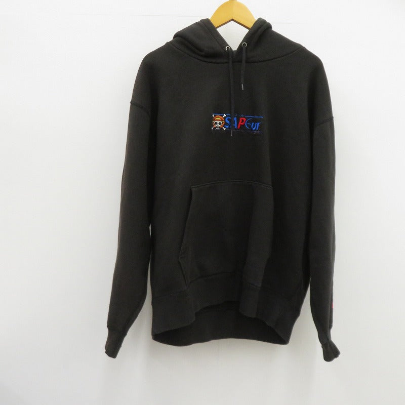 SAPEur | サプール ×ONE PIECE エース パーカー ブラック サイズ：XL【瀬戸大橋店】