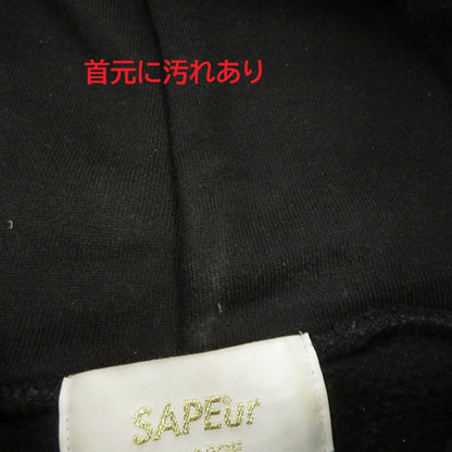 SAPEur | サプール ×ONE PIECE エース パーカー ブラック サイズ：XL【瀬戸大橋店】