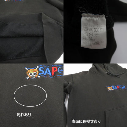 SAPEur | サプール ×ONE PIECE エース パーカー ブラック サイズ：XL【瀬戸大橋店】