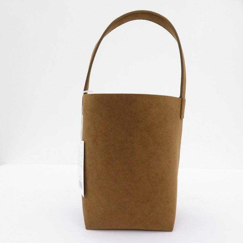 MYWEAKNESS New Port Suede ハンドバッグ 11-Z-85 キャメル【瀬戸大橋店】