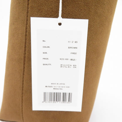 MYWEAKNESS New Port Suede ハンドバッグ 11-Z-85 キャメル【瀬戸大橋店】