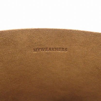 MYWEAKNESS New Port Suede ハンドバッグ 11-Z-85 キャメル【瀬戸大橋店】