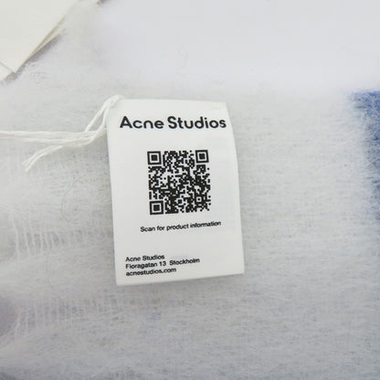 ACNE STUDIOS | アクネストゥディオズ モヘアチェックスカーフ 25fw マフラー FN-UX-SCAR000115 ブルー【瀬戸大橋店】