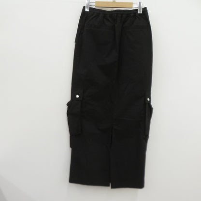 Knuth Marf low rize cargo skirt スカート KM24SUG04 ブラック サイズ：FreeSize【瀬戸大橋店】