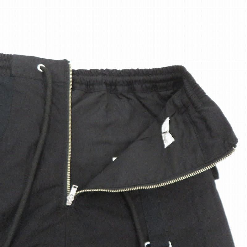 Knuth Marf low rize cargo skirt スカート KM24SUG04 ブラック サイズ：FreeSize【瀬戸大橋店】