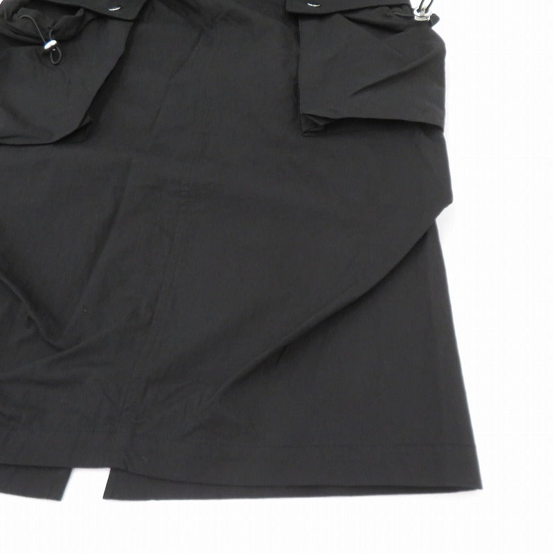 Knuth Marf low rize cargo skirt スカート KM24SUG04 ブラック サイズ：FreeSize【瀬戸大橋店】
