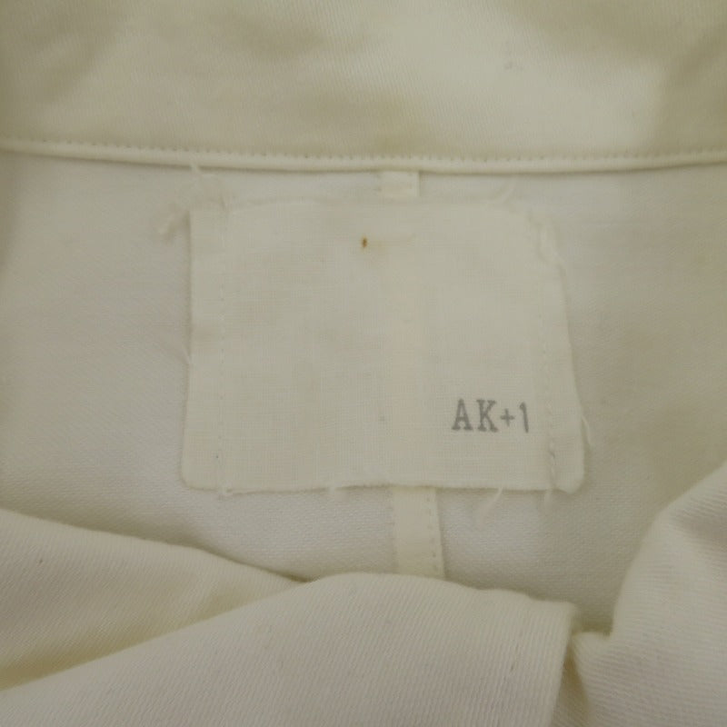 AK+1 BEAMS スタンドネック モッズコート 64-19-0067-286 ホワイト サイズ：36【瀬戸大橋店】