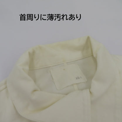 AK+1 BEAMS スタンドネック モッズコート 64-19-0067-286 ホワイト サイズ：36【瀬戸大橋店】