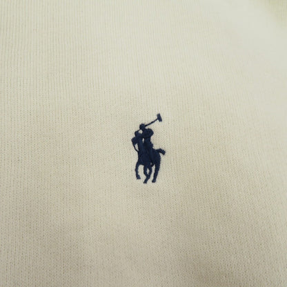 POLO RALPH LAUREN | ポロ・ラルフローレン ハーフジップスウェット/QRタグ スウェット アイボリー サイズ：L【瀬戸大橋店】