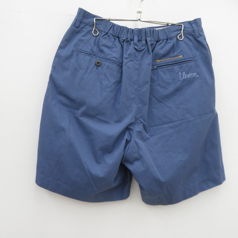 UNION | ユニオン YARBO SHORT ショートパンツ WBS-209 ブルー サイズ：XL【瀬戸大橋店】