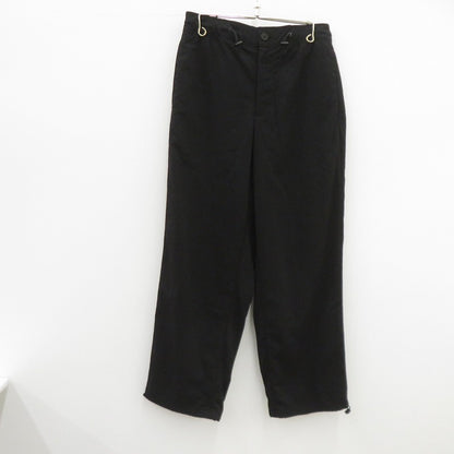ATON | エイトン 25ss HIGH TWIST NYLON UTILITY PANTS ユーティリティパンツ パンツ 8003782 ブラック サイズ：3【瀬戸大橋店】