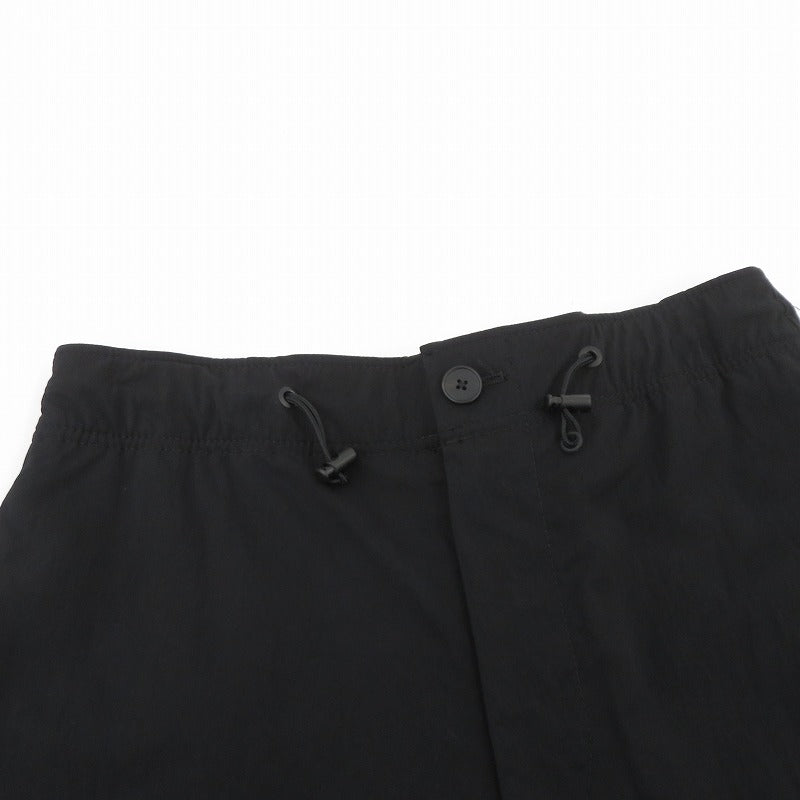 ATON | エイトン 25ss HIGH TWIST NYLON UTILITY PANTS ユーティリティパンツ パンツ 8003782 ブラック サイズ：3【瀬戸大橋店】