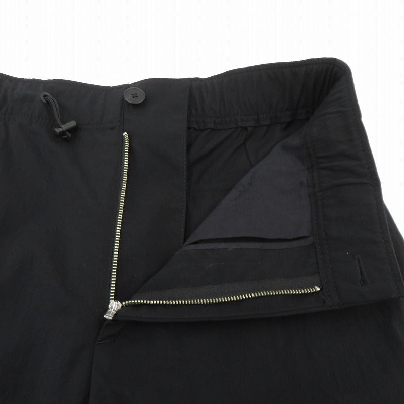 ATON | エイトン 25ss HIGH TWIST NYLON UTILITY PANTS ユーティリティパンツ パンツ 8003782 ブラック サイズ：3【瀬戸大橋店】