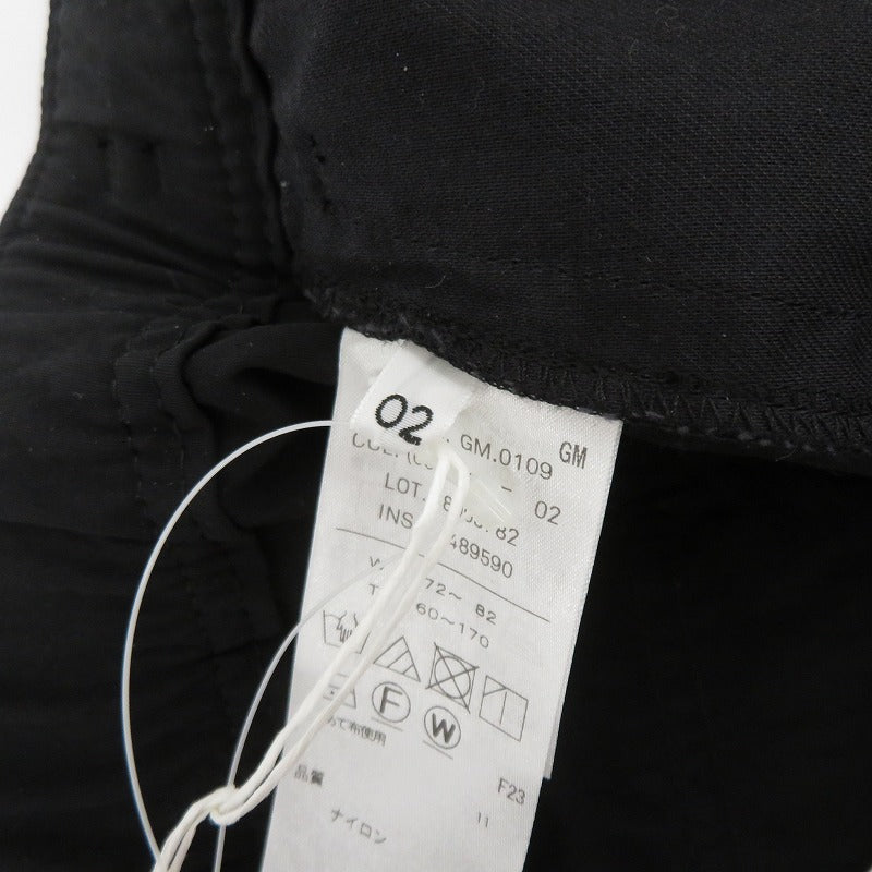 ATON | エイトン 25ss HIGH TWIST NYLON UTILITY PANTS ユーティリティパンツ パンツ 8003782 ブラック サイズ：3【瀬戸大橋店】
