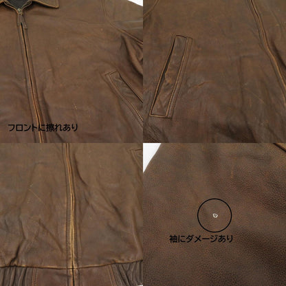 St. John's Bay ジャケット レザー ブラウン サイズ：XL【瀬戸大橋店】