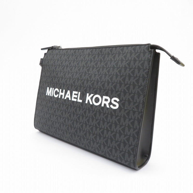 Michael Kors | マイケルコース COOPER クラッチバッグ 37R4LCOU9B ブラック【瀬戸大橋店】