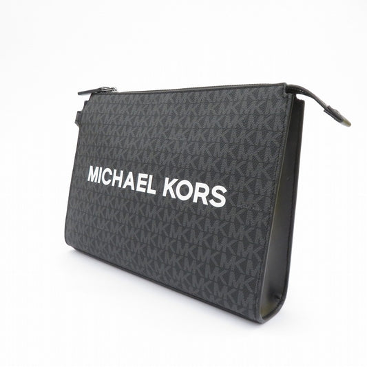 Michael Kors | マイケルコース COOPER クラッチバッグ 37R4LCOU9B ブラック【瀬戸大橋店】
