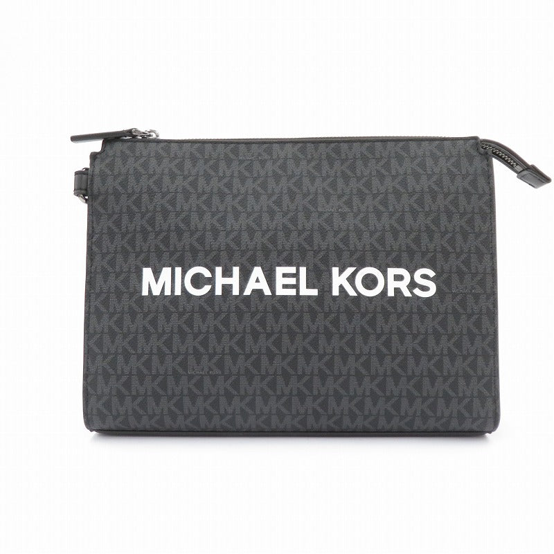Michael Kors | マイケルコース COOPER クラッチバッグ 37R4LCOU9B ブラック【瀬戸大橋店】