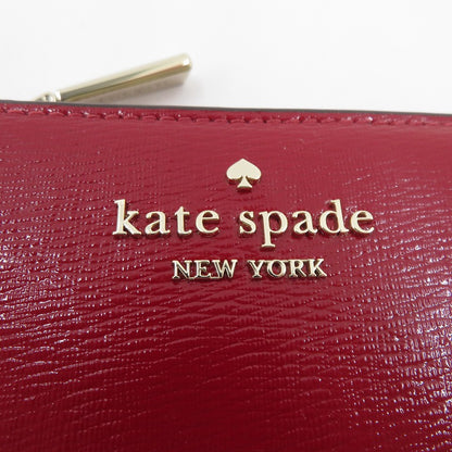 kate spade NEW YORK | ケイトスペードニューヨーク マディソン スモール L ジップ ウォレット 二つ折り財布 KN226 レッド【瀬戸大橋店】