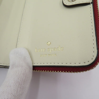 kate spade NEW YORK | ケイトスペードニューヨーク マディソン スモール L ジップ ウォレット 二つ折り財布 KN226 レッド【瀬戸大橋店】
