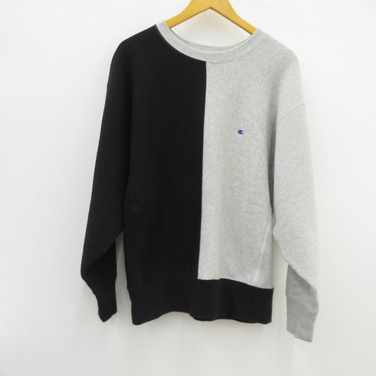 Champion | チャンピオン BEAMS別注 2TONE REVERSE WEAVE スウェット C8-Q038 グレー サイズ：M【瀬戸大橋店】