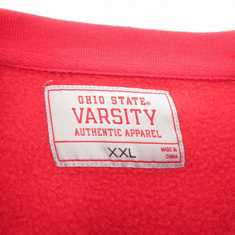 VINTAGE衣料 | ヴィンテージイリョウ オハイオステート・バックアイズ スウェット レッド サイズ：XXL【瀬戸大橋店】