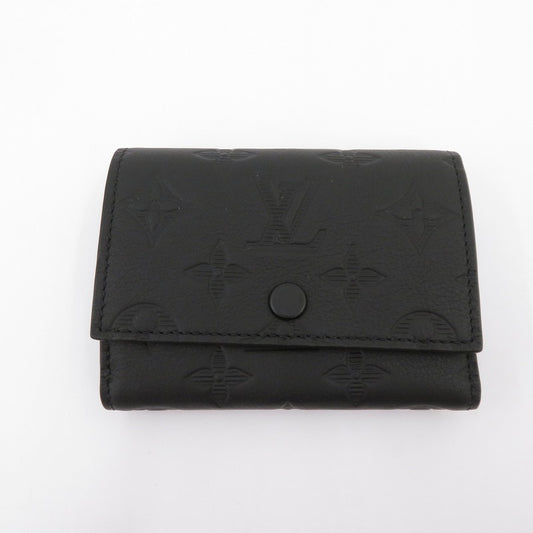 LOUIS VUITTON | ルイ・ヴィトン モノグラム シャドウ ヴィクター･ウォレット コンパクトウォレット コインケース M12635 ブラック【瀬戸大橋店】