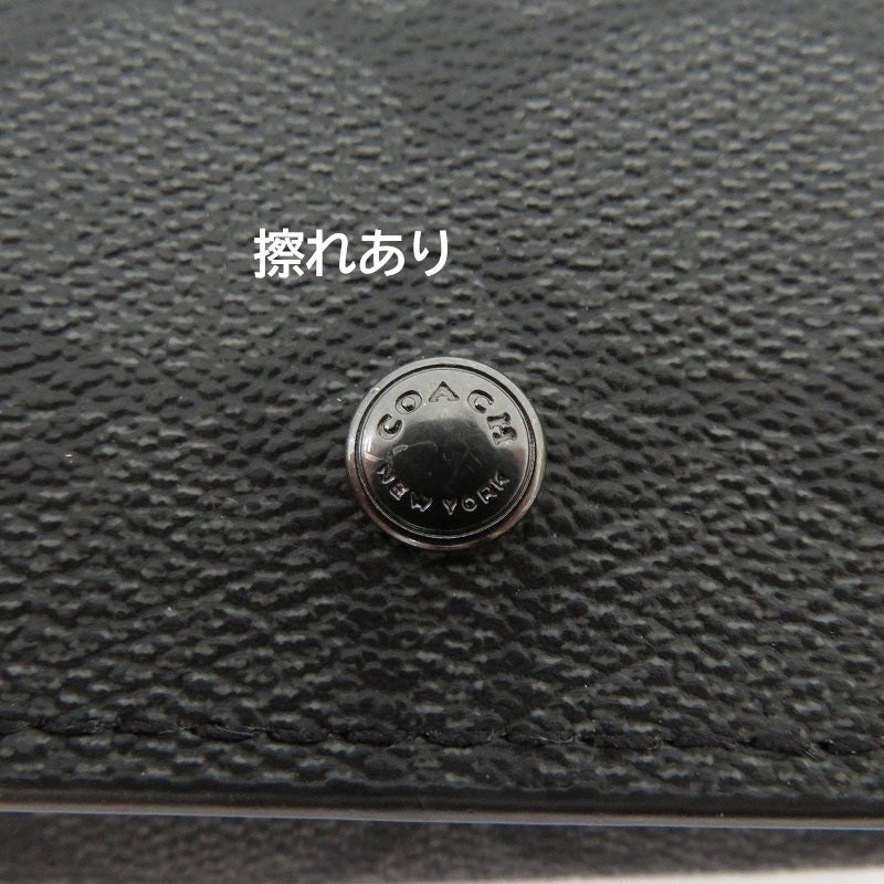 COACH | コーチ シグネチャー キーケース J2481-78675 ブラック【瀬戸大橋店】