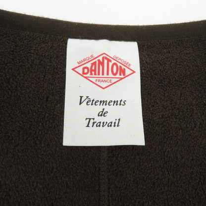 Danton | ダントン POLARTEC FLEECE ZIP VEST ベスト DT-A0363PSF ブラウン サイズ：S【瀬戸大橋店】