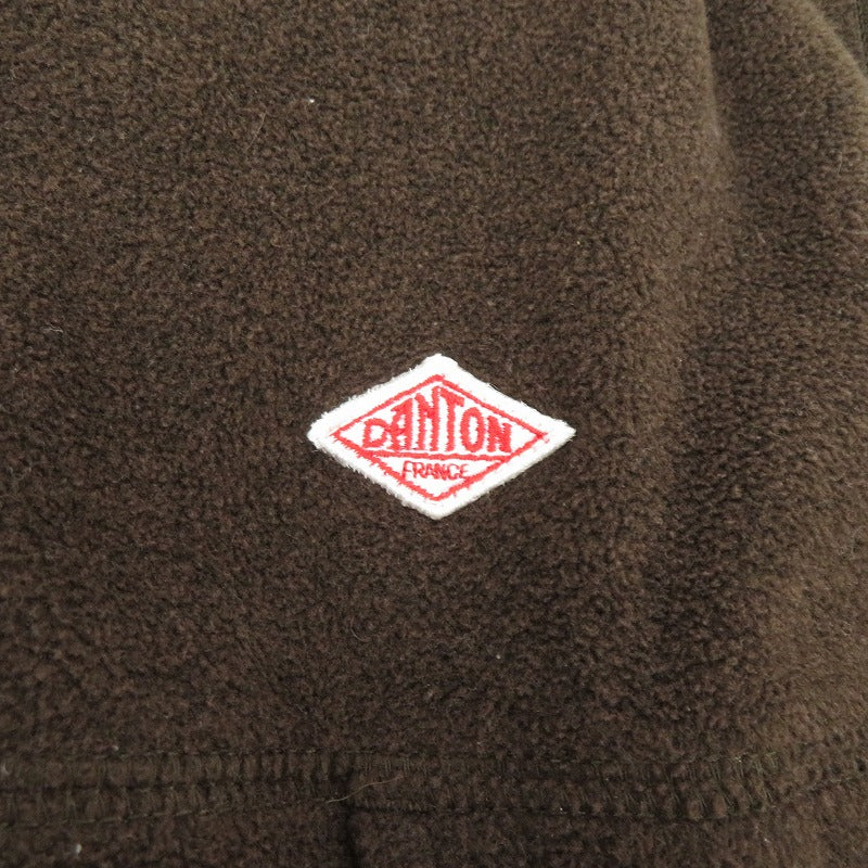 Danton | ダントン POLARTEC FLEECE ZIP VEST ベスト DT-A0363PSF ブラウン サイズ：S【瀬戸大橋店】