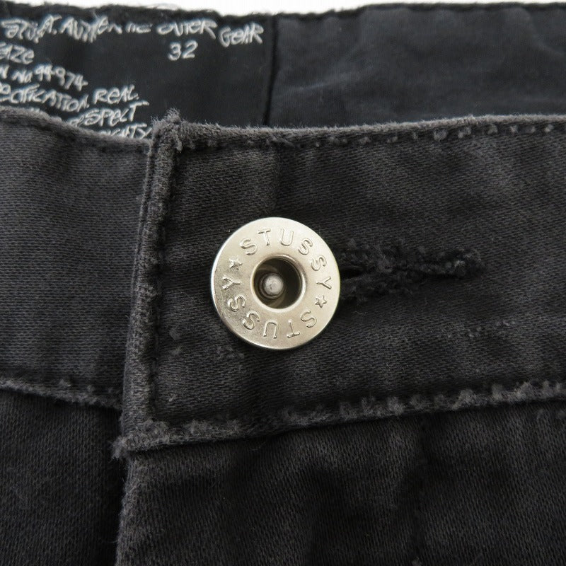 STUSSY | ステューシー パンツ ブラック サイズ：32【瀬戸大橋店】