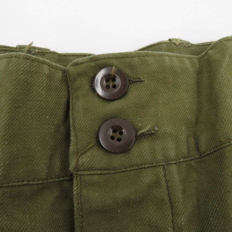 MILITARY衣料 | ミリタリーイリョウ フランス軍/ARMEE M-47 ミリタリーパンツ パンツ カーキ サイズ：不明【瀬戸大橋店】