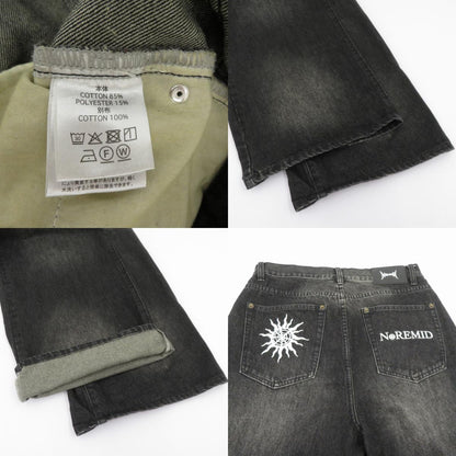 NOREMID デニムパンツ ブラック サイズ：L【瀬戸大橋店】
