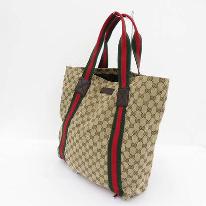 GUCCI | グッチ GGキャンバス シェリーライン トートバッグ 189669･506681 ベージュ【瀬戸大橋店】