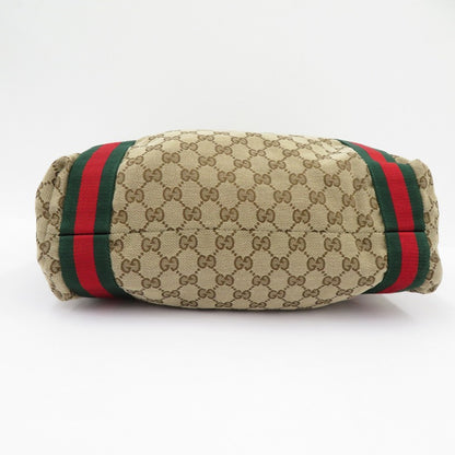 GUCCI | グッチ GGキャンバス シェリーライン トートバッグ 189669･506681 ベージュ【瀬戸大橋店】