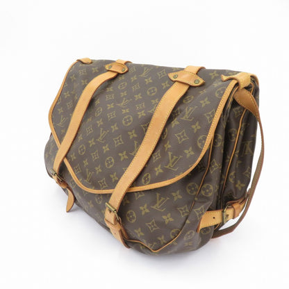 LOUIS VUITTON | ルイ・ヴィトン モノグラム ソミュール 43 ショルダーバッグ M42252 ブラウン【瀬戸大橋店】