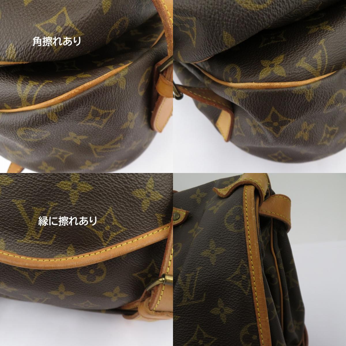 LOUIS VUITTON | ルイ・ヴィトン モノグラム ソミュール 43 ショルダーバッグ M42252 ブラウン【瀬戸大橋店】