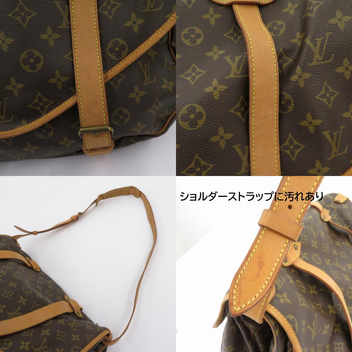LOUIS VUITTON | ルイ・ヴィトン モノグラム ソミュール 43 ショルダーバッグ M42252 ブラウン【瀬戸大橋店】