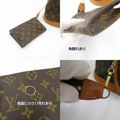 LOUIS VUITTON | ルイ・ヴィトン モノグラム バケット PM ポーチ付き ハンドバッグ M42238 ブラウン【瀬戸大橋店】