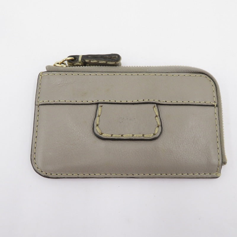 Chloe | クロエ コインケース エディス フラグメントケース カードケース CHC21WP162F43053 グレー【瀬戸大橋店】