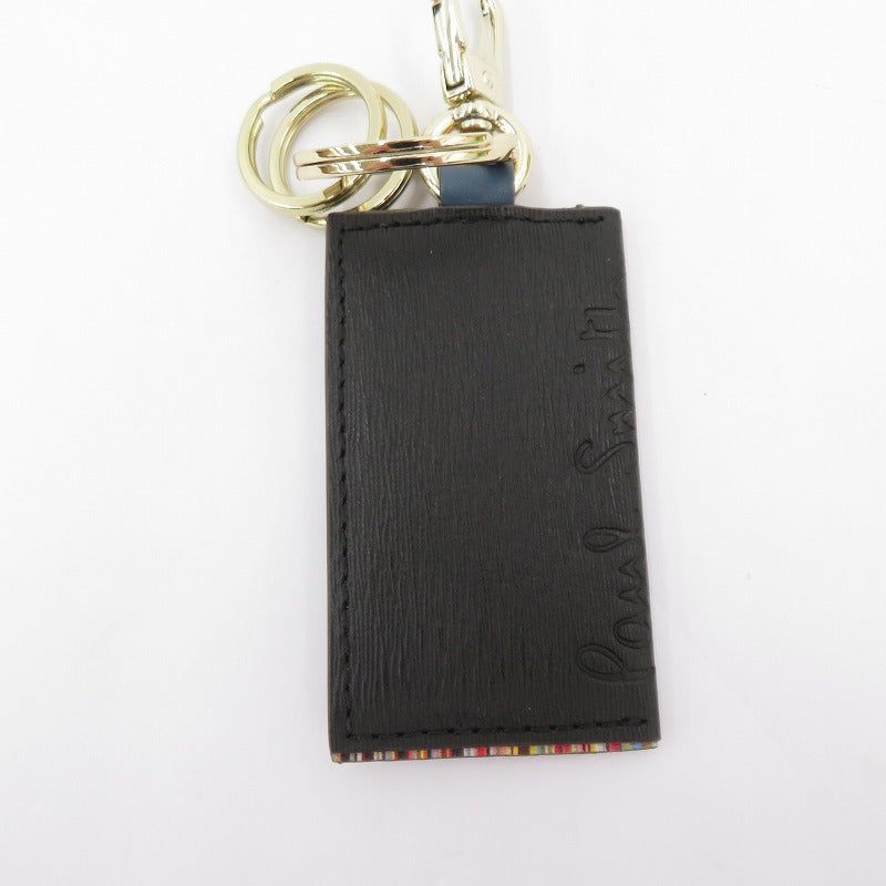 Paul Smith | ポール・スミス クロップドロゴ キーリング キーリング P046 ブラック【瀬戸大橋店】