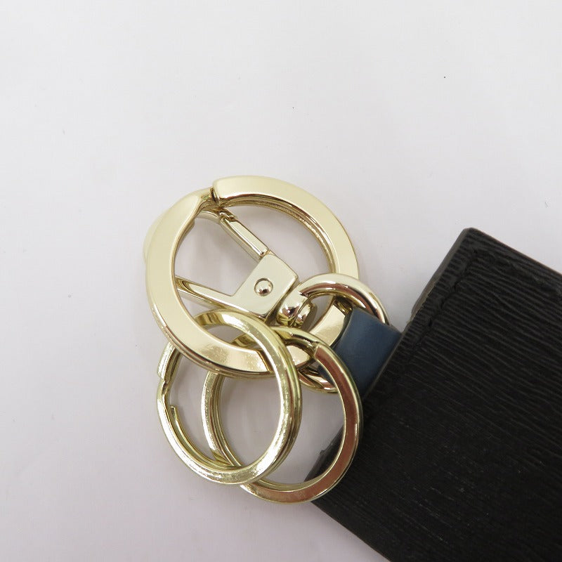 Paul Smith | ポール・スミス クロップドロゴ キーリング キーリング P046 ブラック【瀬戸大橋店】