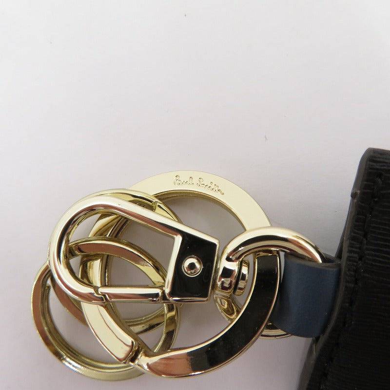 Paul Smith | ポール・スミス クロップドロゴ キーリング キーリング P046 ブラック【瀬戸大橋店】